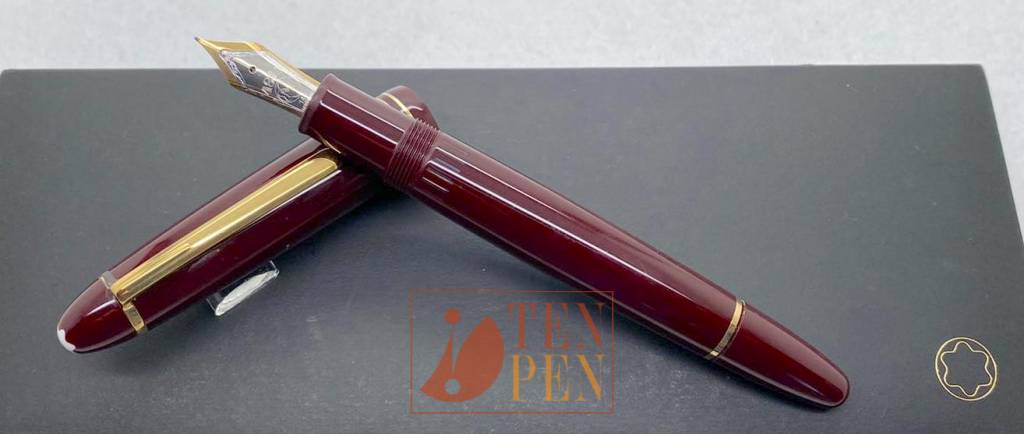 Burgundy store montblanc pen